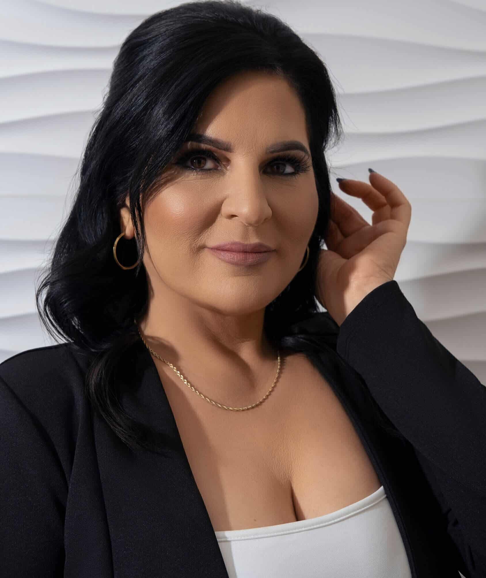 Lena Azar, Office Manager at Allure Aesthetics, ensuring a seamless client experience.