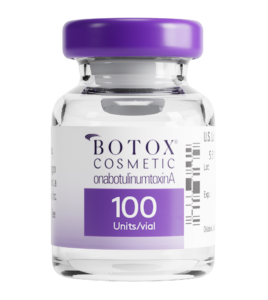 Bottle of Botox used for neuromodulator treatments at Allure Aesthetics.