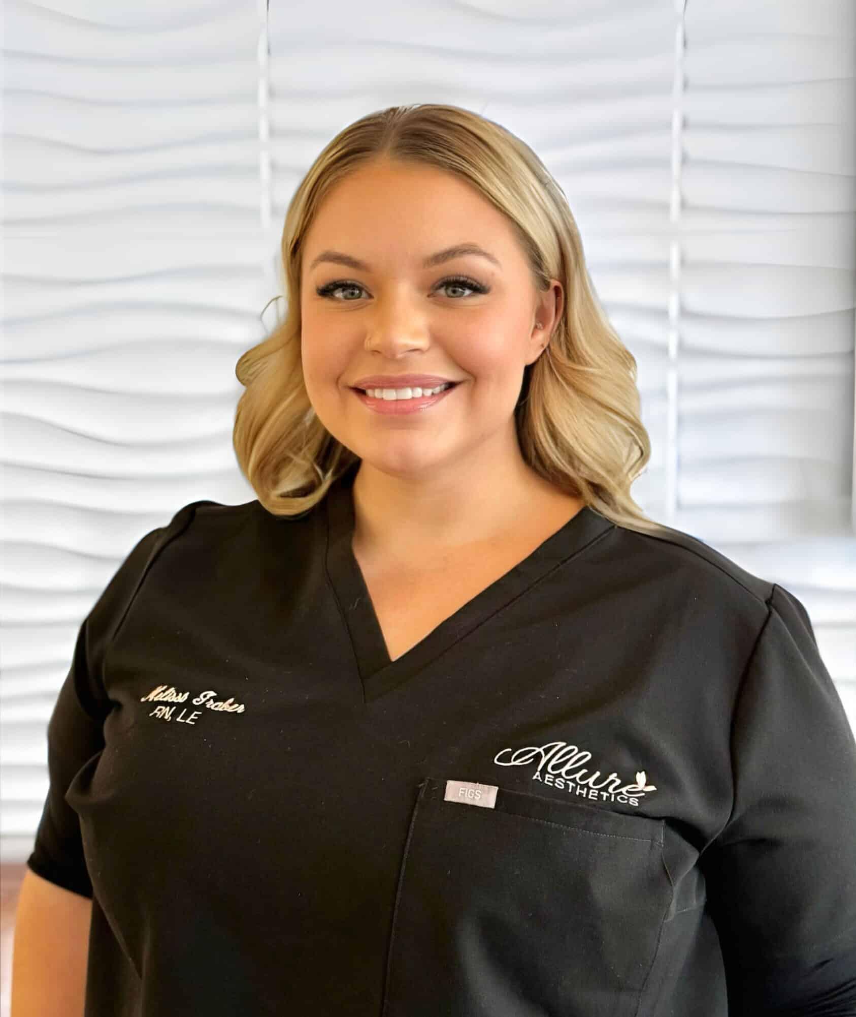 Melissa Graber, RN LE at Allure Aesthetics, an aesthetic nurse and licensed esthetician dedicated to personalized skincare and aesthetic treatments.