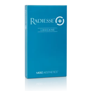 Radiesse® dermal filler packaging with syringe and product box