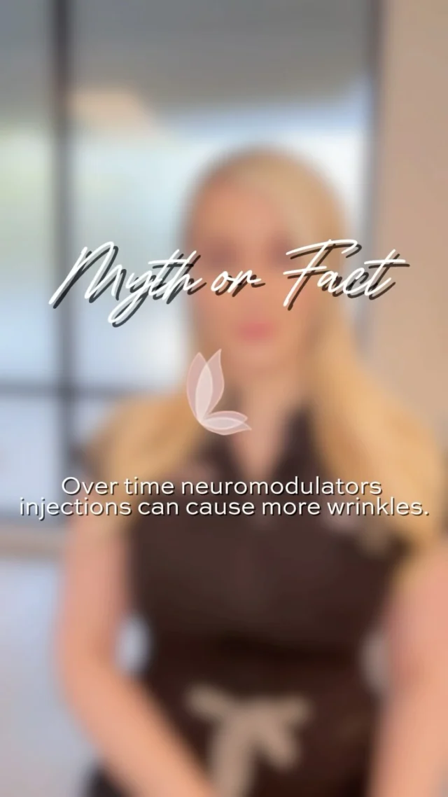 Is it a myth or fact? 🤔 Let’s set the record straight about Dysport! 💉 Many believe that using neuromodulators like Dysport will lead to more wrinkles over time, but that's simply not true! In fact, when you regularly treat your skin with Dysport, it helps prevent new wrinkles from forming by relaxing the muscles that cause them.  Instead of creating more wrinkles, Dysport can help you maintain a smoother, more youthful appearance for years to come.