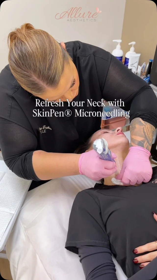 The neck is often one of the first areas to show signs of aging, yet it’s one of the most commonly overlooked in skincare and treatment plans.

SkinPen® Microneedling for the neck works by creating controlled microchannels in the skin to stimulate your body’s natural collagen and elastin production, helping to improve texture, crepey skin, and overall skin quality over time.

✨ Improves texture and tone
✨ Supports firmer, smoother-looking skin
✨ Stimulates natural collagen production
✨ Minimal downtime

Because rejuvenation shouldn’t stop at the jawline.