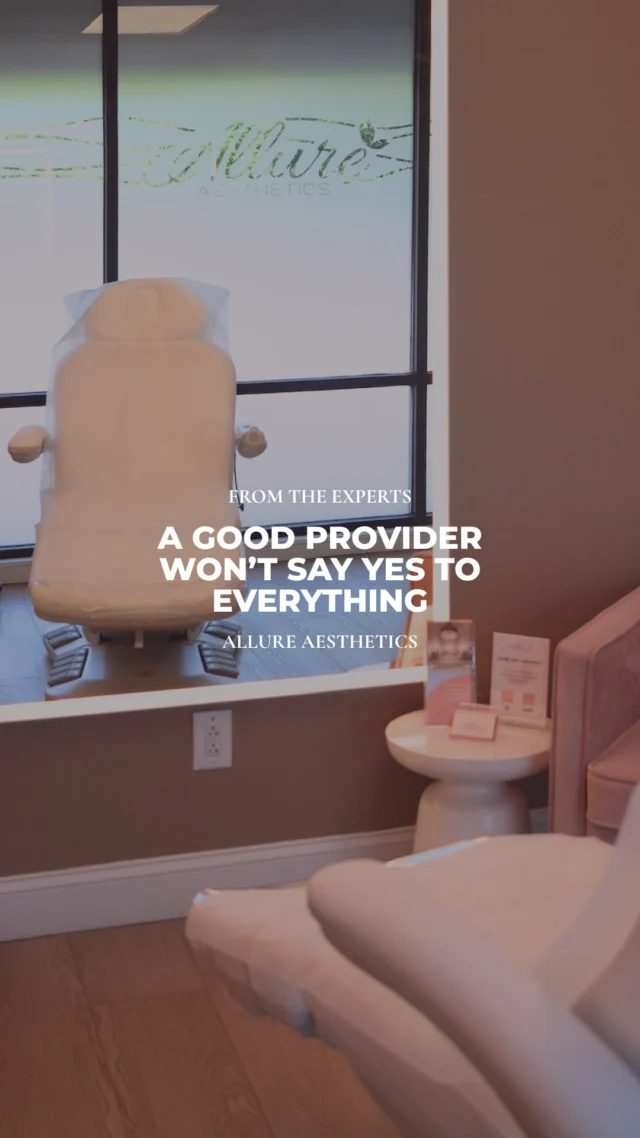 A good provider won’t say yes to everything you ask for.

At Allure, you’ll always get our honest opinion. If what you’re asking for isn’t needed, or would ultimately create imbalance, we’ll tell you. We assess the full face and we’re upfront about what we think you need and what you don’t, because that’s where natural-looking results come from.

It’s also why our appointments run, on average, three times longer than at other offices. At your first visit, we go through your history, what you’ve loved, what you haven’t, the products you’ve used, and what you’re working toward. From there we build your personalized treatment plan, because most results worth having happen over multiple visits, not one.

If you’re new to Allure, we would love to see you. You can book your first appointment through the link in our bio 🤍

#medicalaesthetics #aestheticnurse #injectables #kingofprussiapa #aestheticprovider
