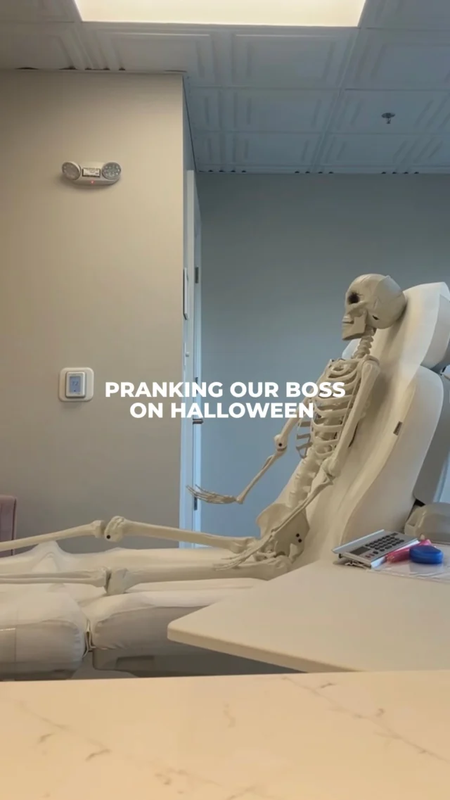 Pranking our boss for Halloween 👻🤣 

Had fun with this one LOL

#allureaesthetics